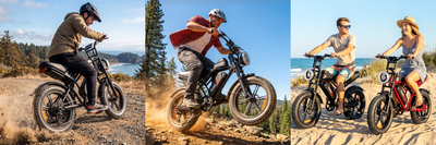TakeMov Electric Bike for Adults, 750W Motor, 28MPH Class 3, 60 Miles, 20"x4" Fat Tire Ebike, 48V/15Ah, 7-Speed, E Mountain Bike, UL2849
