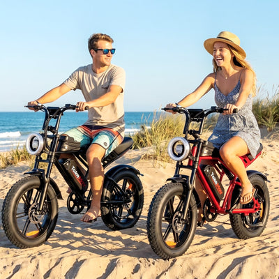 TakeMov Electric Bike for Adults, 750W Motor, 48V/25Ah, 80 Miles, 20"x4" Fat Tire Off-Road Ebike, 7-Speed, E Mountain Bike, NFC Unlock, UL2849