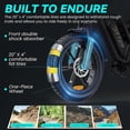 DTTZH Electric Bike for Adults, 750W Rated Motor, 60V/30Ah,100 Miles, 28 MPH, E Mountain Bike, 20" x 4" Fat Tire Ebike, UL2849 Certified (Red)