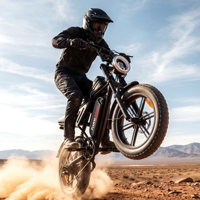 TakeMov Electric Bike for Adults, 750W Motor, 28MPH Class 3, 60 Miles, 20"x4" Fat Tire Ebike, 48V/15Ah, 7-Speed, E Mountain Bike, UL2849